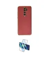 ieg™ Redmi Note 8 Pro Kılıf Yankı Serisi - Siyah 3D Antistatik Cam Ekran Koruyucu