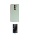ieg™ Redmi Note 8 Pro Kılıf Yankı Serisi - Siyah 3D Antistatik Hayalet Cam Ekran Koruyucu