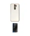 ieg™ Redmi Note 8 Pro Kılıf Yankı Serisi - Siyah 3D Antistatik Hayalet Cam Ekran Koruyucu