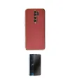 ieg™ Redmi Note 8 Pro Kılıf Yankı Serisi - Siyah 3D Antistatik Hayalet Cam Ekran Koruyucu