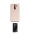 ieg™ Redmi Note 8 Pro Kılıf Yankı Serisi - Siyah 3D Antistatik Hayalet Cam Ekran Koruyucu