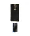 ieg™ Redmi Note 8 Pro Kılıf Yankı Serisi - Siyah 3D Antistatik Hayalet Cam Ekran Koruyucu