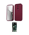 ieg™ Redmi Note 8 Pro Kılıf Yankı Yansıma Özel Seri - Şeffaf 360 Full Body Arka Koruyucu