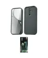 ieg™ Redmi Note 8 Pro Kılıf Yankı Yansıma Özel Seri - Şeffaf 360 Full Body Arka Koruyucu