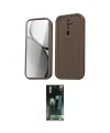 ieg™ Redmi Note 8 Pro Kılıf Yankı Yansıma Özel Seri - Şeffaf 360 Full Body Arka Koruyucu