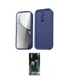 ieg™ Redmi Note 8 Pro Kılıf Yankı Yansıma Özel Seri - Şeffaf 360 Full Body Arka Koruyucu