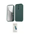 ieg™ Redmi Note 8 Pro Kılıf Yankı Yansıma Özel Seri - Şeffaf Pasifik Cam Ekran Koruyucu