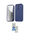 ieg™ Redmi Note 8 Pro Kılıf Yankı Yansıma Özel Seri - Şeffaf Royal Nano Ekran Koruyucu