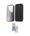 ieg™ Redmi Note 8 Pro Kılıf Yankı Yansıma Özel Seri - Şeffaf Royal Nano Ekran Koruyucu