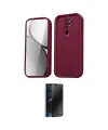 ieg™ Redmi Note 8 Pro Kılıf Yankı Yansıma Özel Seri - Siyah 3D Antistatik Hayalet Cam Ekran Koruyucu