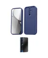ieg™ Redmi Note 8 Pro Kılıf Yankı Yansıma Özel Seri - Siyah 3D Antistatik Hayalet Cam Ekran Koruyucu