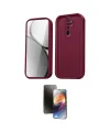 ieg™ Redmi Note 8 Pro Kılıf Yankı Yansıma Özel Seri - Siyah 3D Antistatik Mat Seramik Nano Ekran Koruyucu
