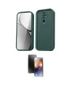 ieg™ Redmi Note 8 Pro Kılıf Yankı Yansıma Özel Seri - Siyah 3D Antistatik Mat Seramik Nano Ekran Koruyucu