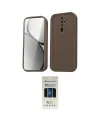 ieg™ Redmi Note 8 Pro Kılıf Yankı Yansıma Özel Seri - Siyah 5D Hayalet Cam Ekran Koruyucu