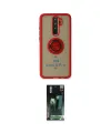 ieg™ Redmi Note 8 Pro Kılıf Yörünge Çizgi - Şeffaf 360 Full Body Arka Koruyucu