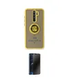 ieg™ Redmi Note 8 Pro Kılıf Yörünge Çizgi - Siyah 3D Antistatik Hayalet Cam Ekran Koruyucu
