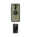 ieg™ Redmi Note 8 Pro Kılıf Yörünge Çizgi - Siyah 3D Antistatik Hayalet Cam Ekran Koruyucu