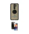 ieg™ Redmi Note 8 Pro Kılıf Yörünge Çizgi - Siyah 3D Antistatik Mat Seramik Nano Ekran Koruyucu