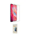 ieg™ Redmi Note 8 Pro Kılıf Zirve Doku - Siyah 6D Mat Seramik Hayalet Nano Ekran Koruyucu