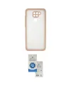 ieg™ Redmi Note 9 Kılıf Ahenk Çizgi Serisi - Şeffaf Royal Nano Ekran Koruyucu