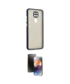 ieg™ Redmi Note 9 Kılıf Ahenk Çizgi Serisi - Siyah 3D Antistatik Mat Seramik Nano Ekran Koruyucu