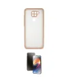 ieg™ Redmi Note 9 Kılıf Ahenk Çizgi Serisi - Siyah 3D Antistatik Mat Seramik Nano Ekran Koruyucu