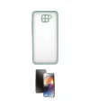 ieg™ Redmi Note 9 Kılıf Ahenk Çizgi Serisi - Siyah 3D Antistatik Mat Seramik Nano Ekran Koruyucu