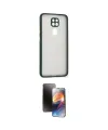 ieg™ Redmi Note 9 Kılıf Ahenk Çizgi Serisi - Siyah 3D Antistatik Mat Seramik Nano Ekran Koruyucu