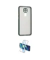 ieg™ Redmi Note 9 Kılıf Ahenk Çizgi Serisi - Siyah 3D Antistatik Seramik Nano Ekran Koruyucu