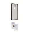 ieg™ Redmi Note 9 Kılıf Ahenk Çizgi Serisi - Siyah Seramik Nano Ekran Koruyucu