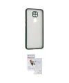 ieg™ Redmi Note 9 Kılıf Ahenk Çizgi Serisi - Siyah Seramik Nano Ekran Koruyucu