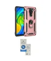 ieg™ Redmi Note 9 Kılıf Ahenk Klasik Koleksiyonu - Şeffaf Royal Nano Ekran Koruyucu