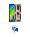 ieg™ Redmi Note 9 Kılıf Ahenk Klasik Koleksiyonu - Siyah 3D Antistatik Seramik Nano Ekran Koruyucu