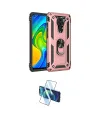 ieg™ Redmi Note 9 Kılıf Ahenk Klasik Koleksiyonu - Siyah 3D Antistatik Seramik Nano Ekran Koruyucu