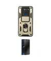 ieg™ Redmi Note 9 Kılıf Ahenk Klasik - Siyah 3D Antistatik Hayalet Cam Ekran Koruyucu