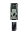 ieg™ Redmi Note 9 Kılıf Ahenk Klasik - Siyah 3D Antistatik Hayalet Cam Ekran Koruyucu