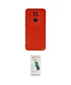 ieg™ Redmi Note 9 Kılıf Ahenk Serisi - Şeffaf Pasifik Cam Ekran Koruyucu