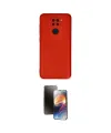 ieg™ Redmi Note 9 Kılıf Ahenk Serisi - Siyah 3D Antistatik Mat Seramik Nano Ekran Koruyucu
