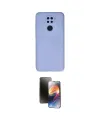ieg™ Redmi Note 9 Kılıf Ahenk Serisi - Siyah 3D Antistatik Mat Seramik Nano Ekran Koruyucu