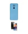 ieg™ Redmi Note 9 Kılıf Ahenk Serisi - Siyah 3D Antistatik Mat Seramik Nano Ekran Koruyucu