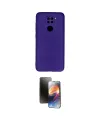 ieg™ Redmi Note 9 Kılıf Ahenk Serisi - Siyah 3D Antistatik Mat Seramik Nano Ekran Koruyucu