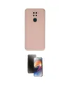 ieg™ Redmi Note 9 Kılıf Ahenk Serisi - Siyah 3D Antistatik Mat Seramik Nano Ekran Koruyucu