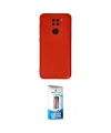 ieg™ Redmi Note 9 Kılıf Ahenk Serisi - Siyah 5D Eko Cam Ekran Koruyucu