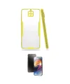 ieg™ Redmi Note 9 Kılıf Atlas Asil Serisi - Siyah 3D Antistatik Mat Seramik Nano Ekran Koruyucu