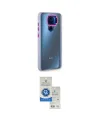 ieg™ Redmi Note 9 Kılıf Eksen Doku Prime - Şeffaf Royal Nano Ekran Koruyucu