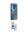 ieg™ Redmi Note 9 Kılıf Eksen Doku Prime - Şeffaf Royal Nano Ekran Koruyucu