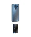 ieg™ Redmi Note 9 Kılıf Eksen Doku Prime - Siyah 3D Antistatik Hayalet Cam Ekran Koruyucu