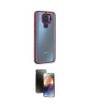 ieg™ Redmi Note 9 Kılıf Eksen Doku Prime - Siyah 3D Antistatik Mat Seramik Nano Ekran Koruyucu