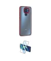 ieg™ Redmi Note 9 Kılıf Eksen Doku Prime - Siyah 3D Antistatik Seramik Nano Ekran Koruyucu