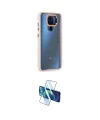 ieg™ Redmi Note 9 Kılıf Eksen Doku Prime - Siyah 3D Antistatik Seramik Nano Ekran Koruyucu